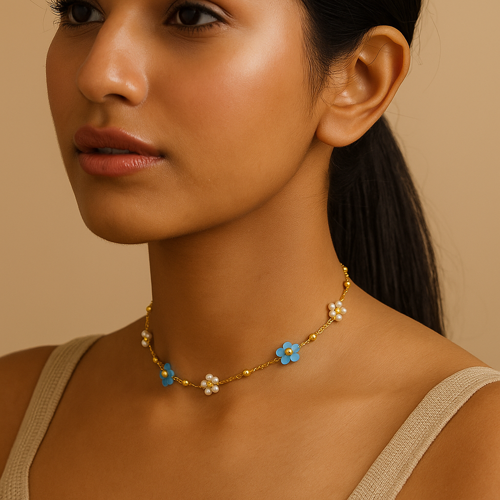 Sky Blossom Neckpiece