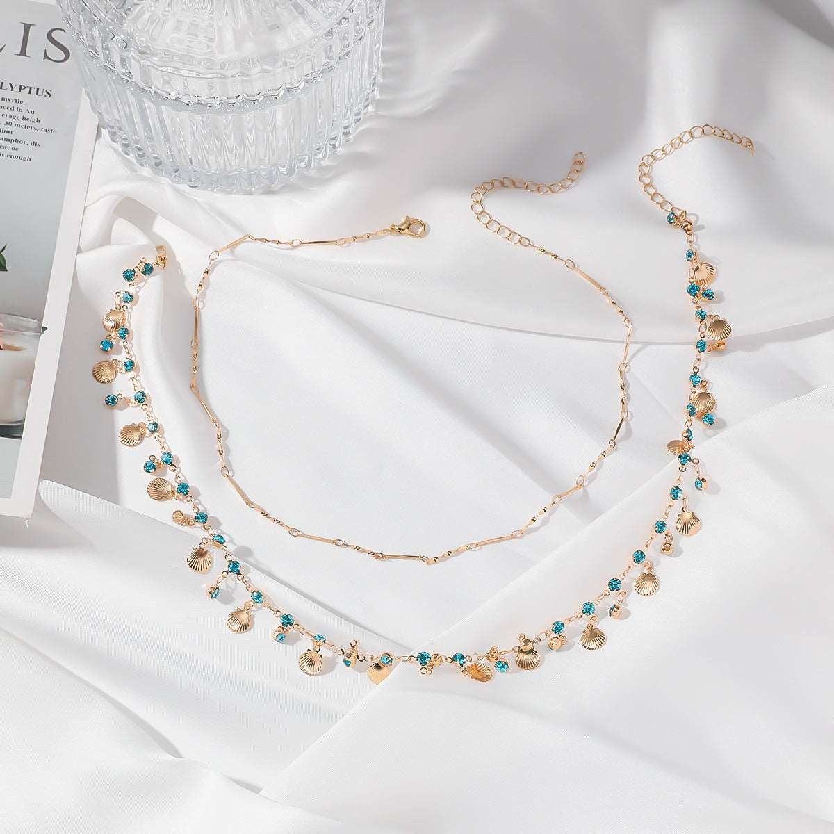 Seabreeze Sparkle Layered Neckpiece