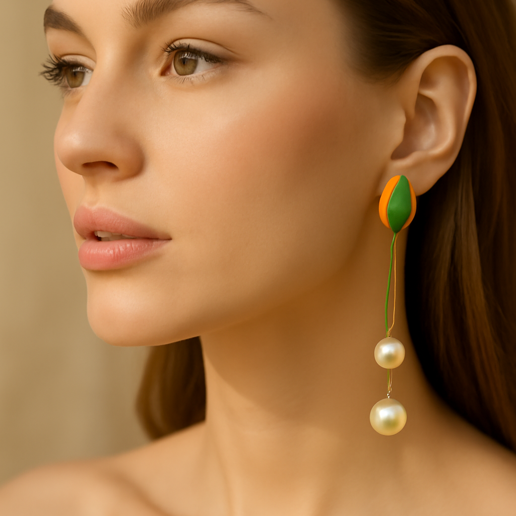 Forest Leaf Drop Convertible Earrings