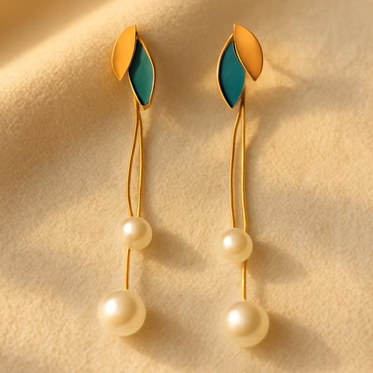 Forest Leaf Drop Convertible Earrings