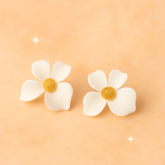 Korean Style Flower Earrings