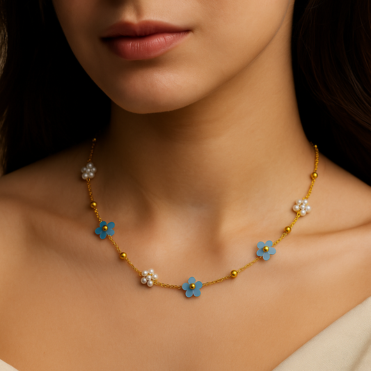 Sky Blossom Neckpiece