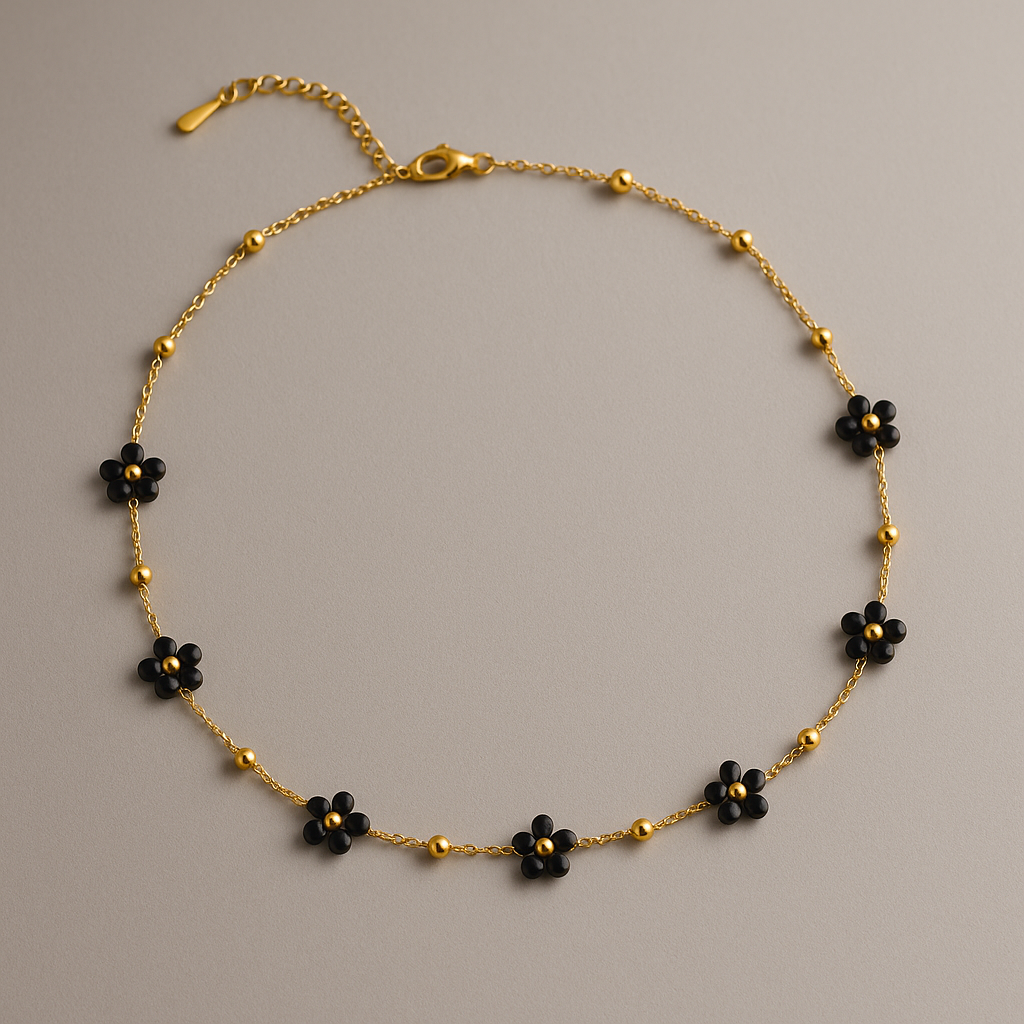Starry Night Blooms Neckpiece