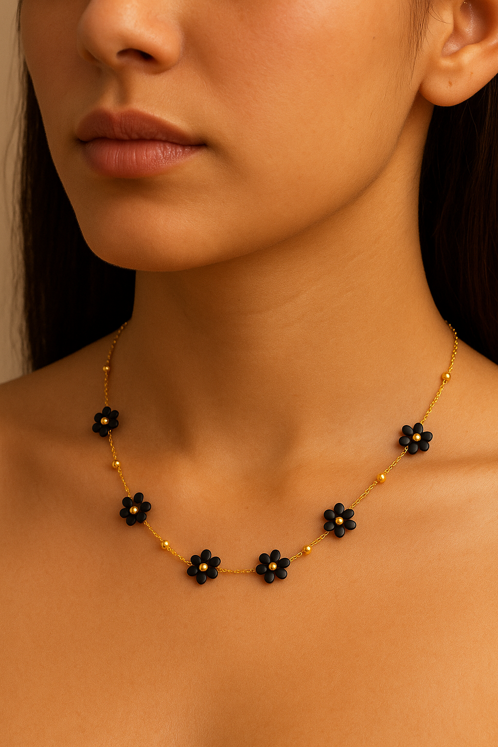 Starry Night Blooms Neckpiece