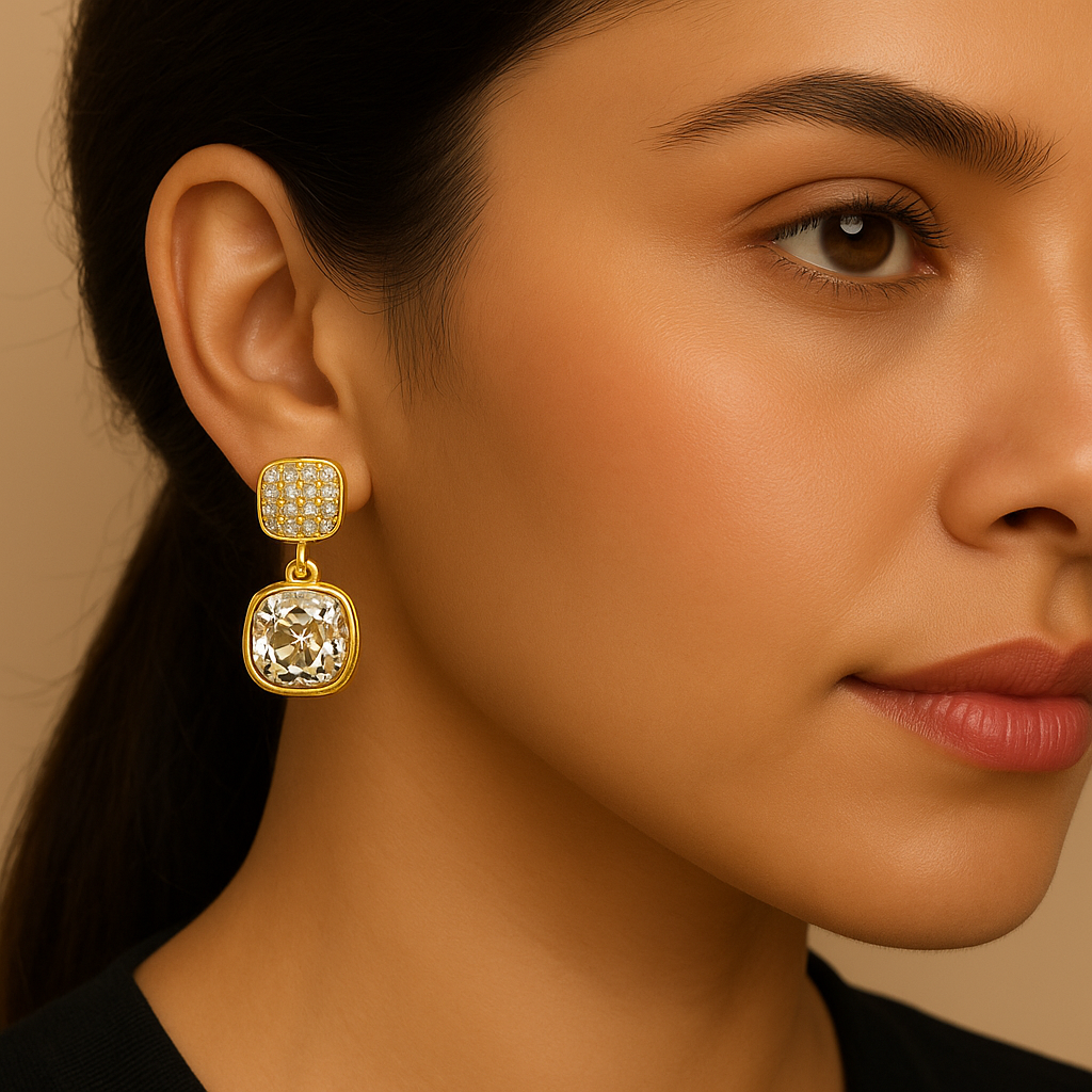 Majestic Glimmer Drop Earrings