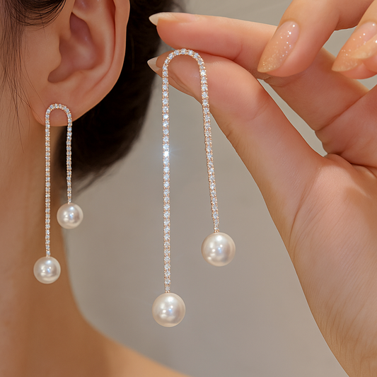 Pearl Swing Elegance Earrings