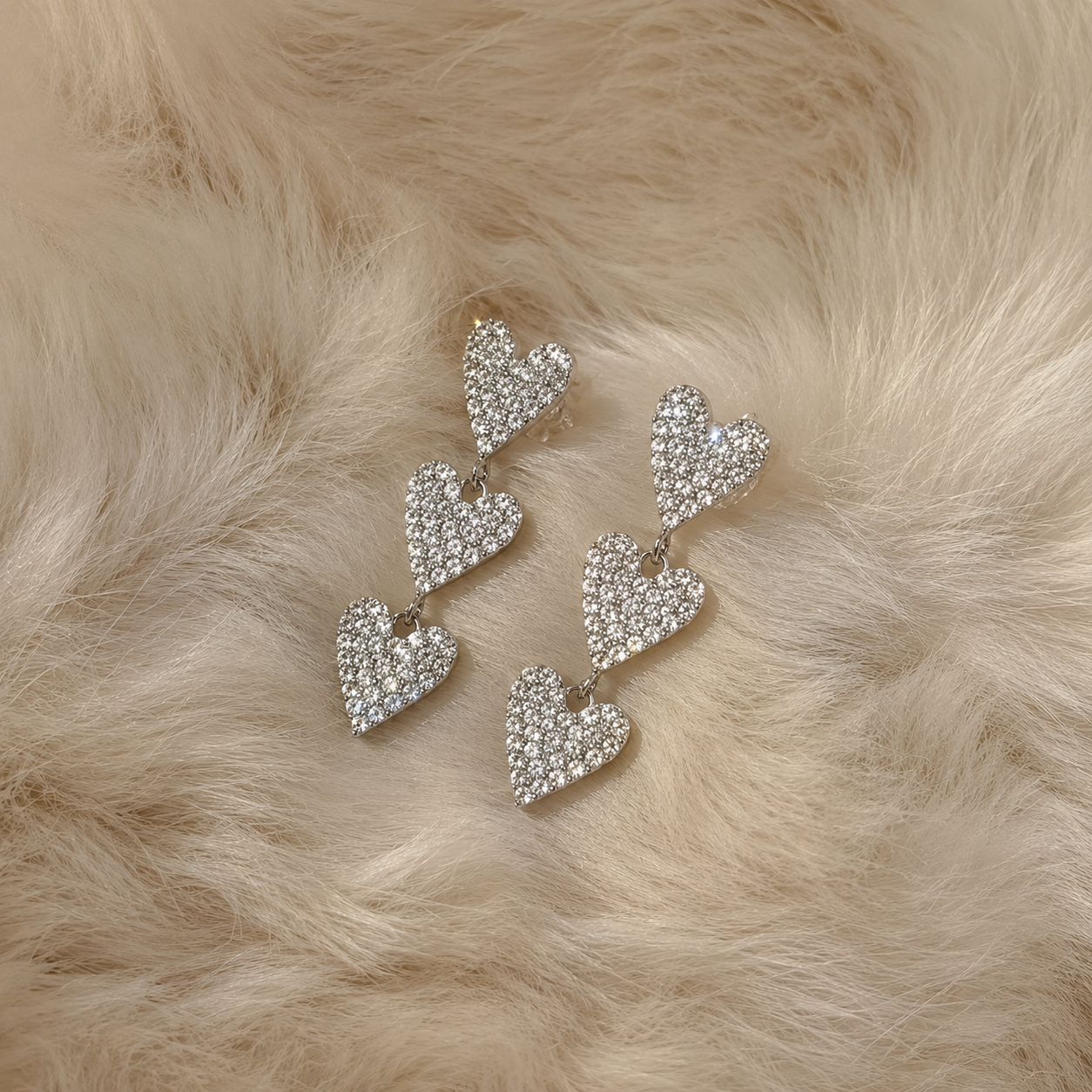 Amora Heart Drop Earrings