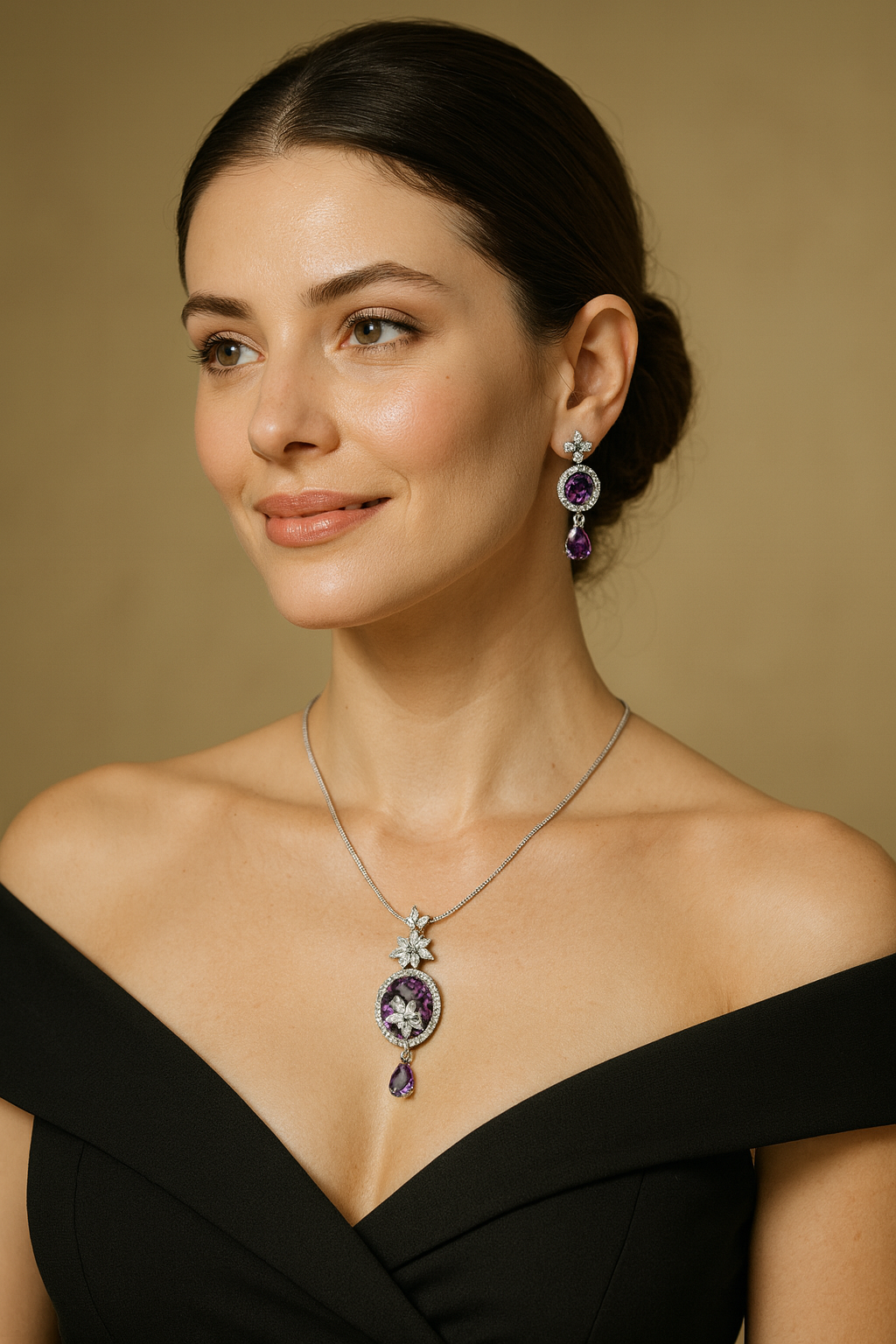 Green Symphony Pendant Set