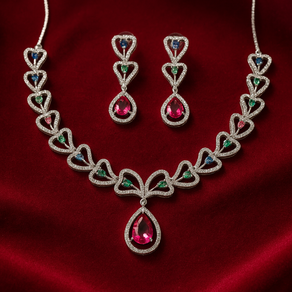 Celeste Multicolor Necklace Set