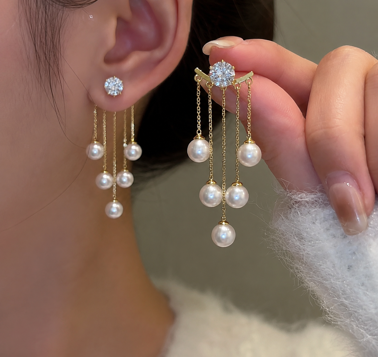 Serena Two-in-One Pearl Drops
