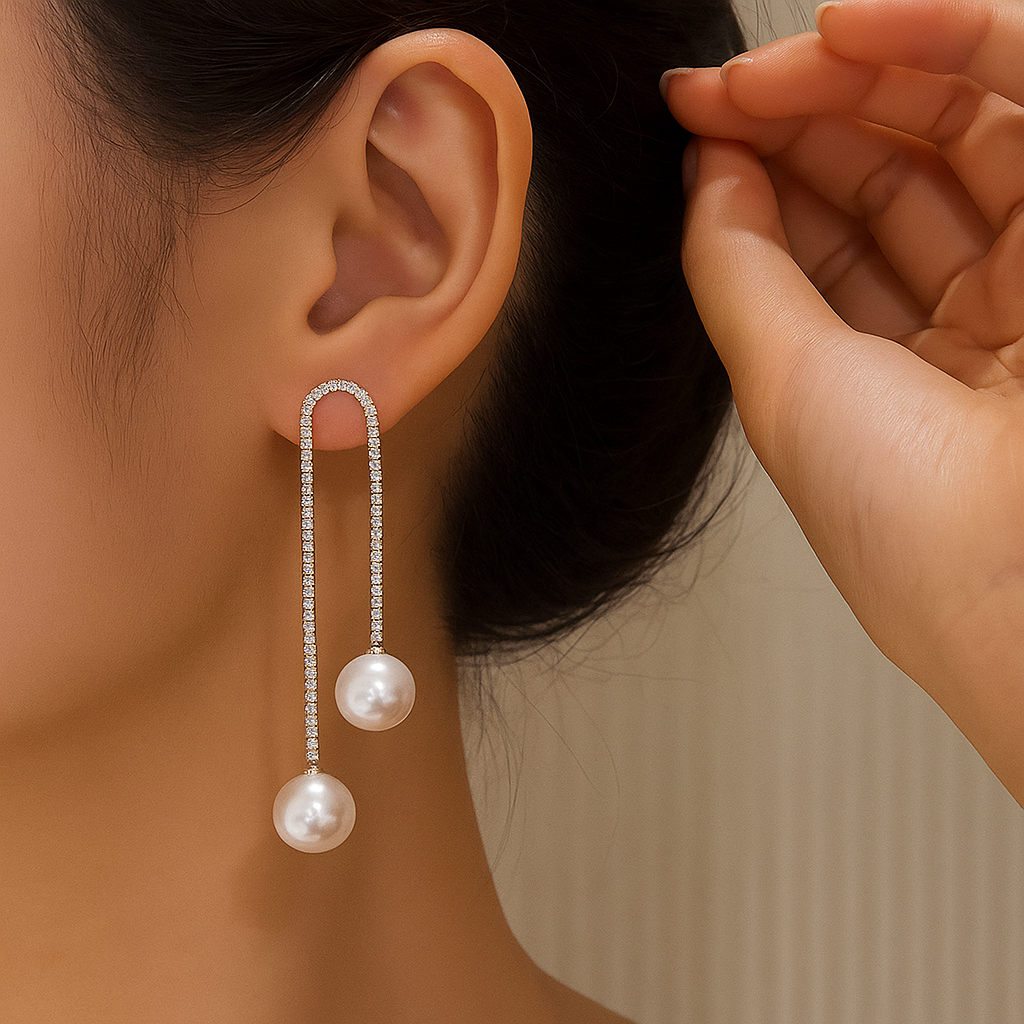 Pearl Swing Elegance Earrings