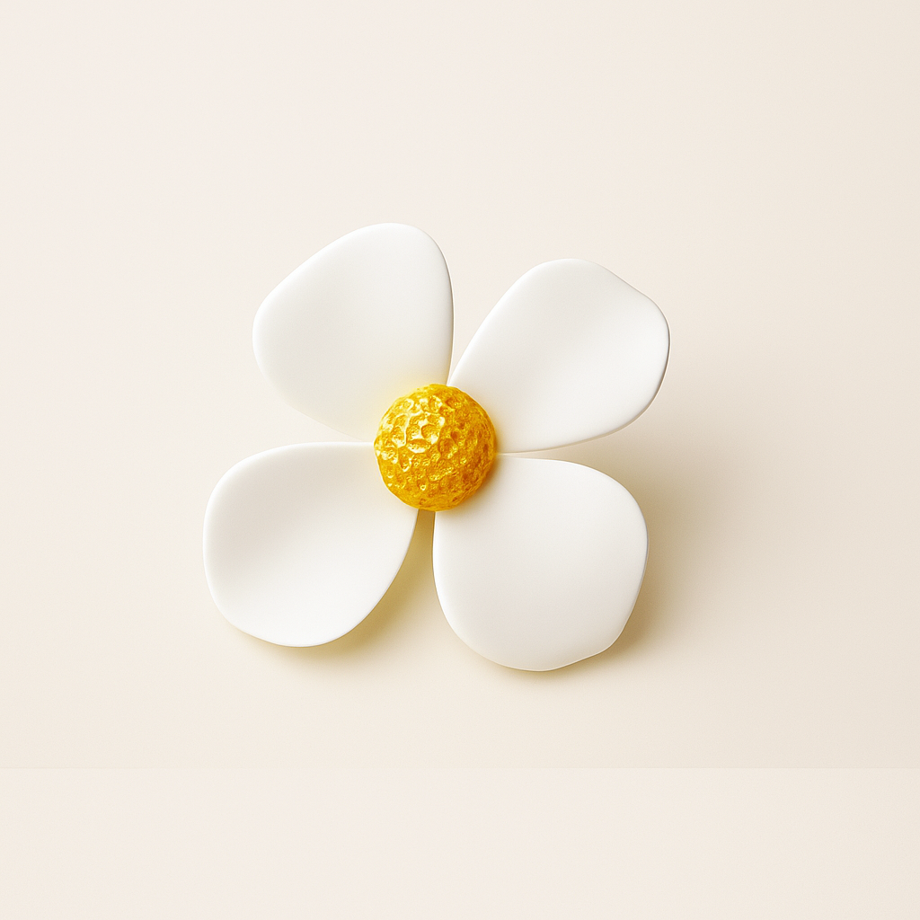 Korean Style Flower Earrings