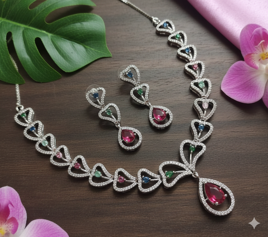 Celeste Multicolor Necklace Set