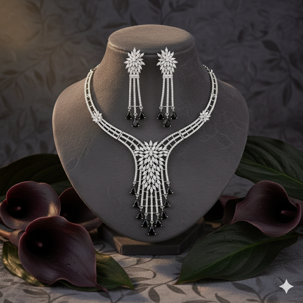 Queen’s Emerald Necklace Set