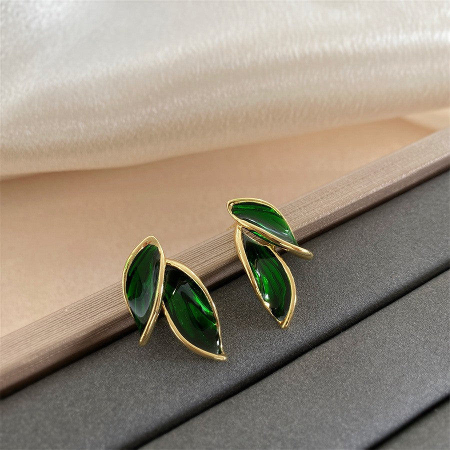 Forest Leaf Drop Convertible Earrings