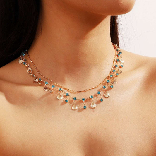 Seabreeze Sparkle Layered Neckpiece