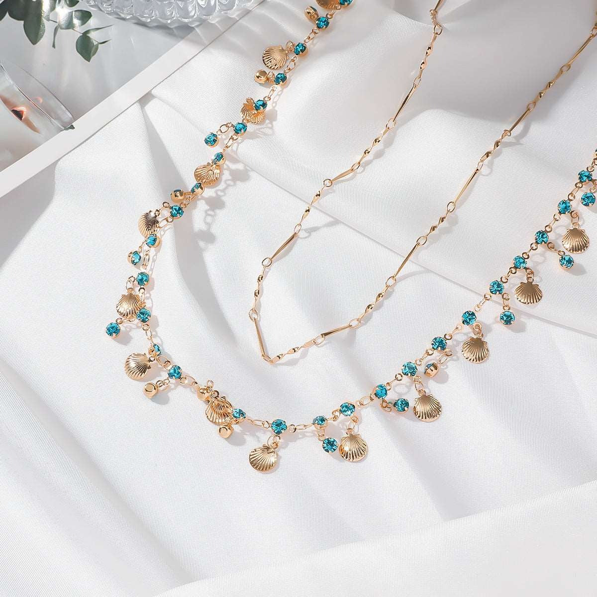 Seabreeze Sparkle Layered Neckpiece