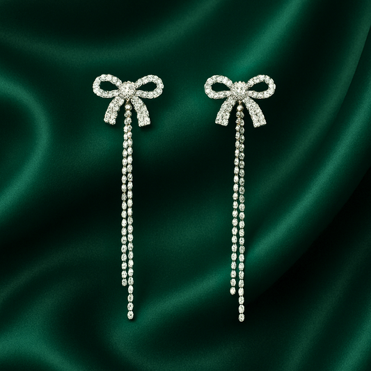 Hot selling long tassel convertible earrings