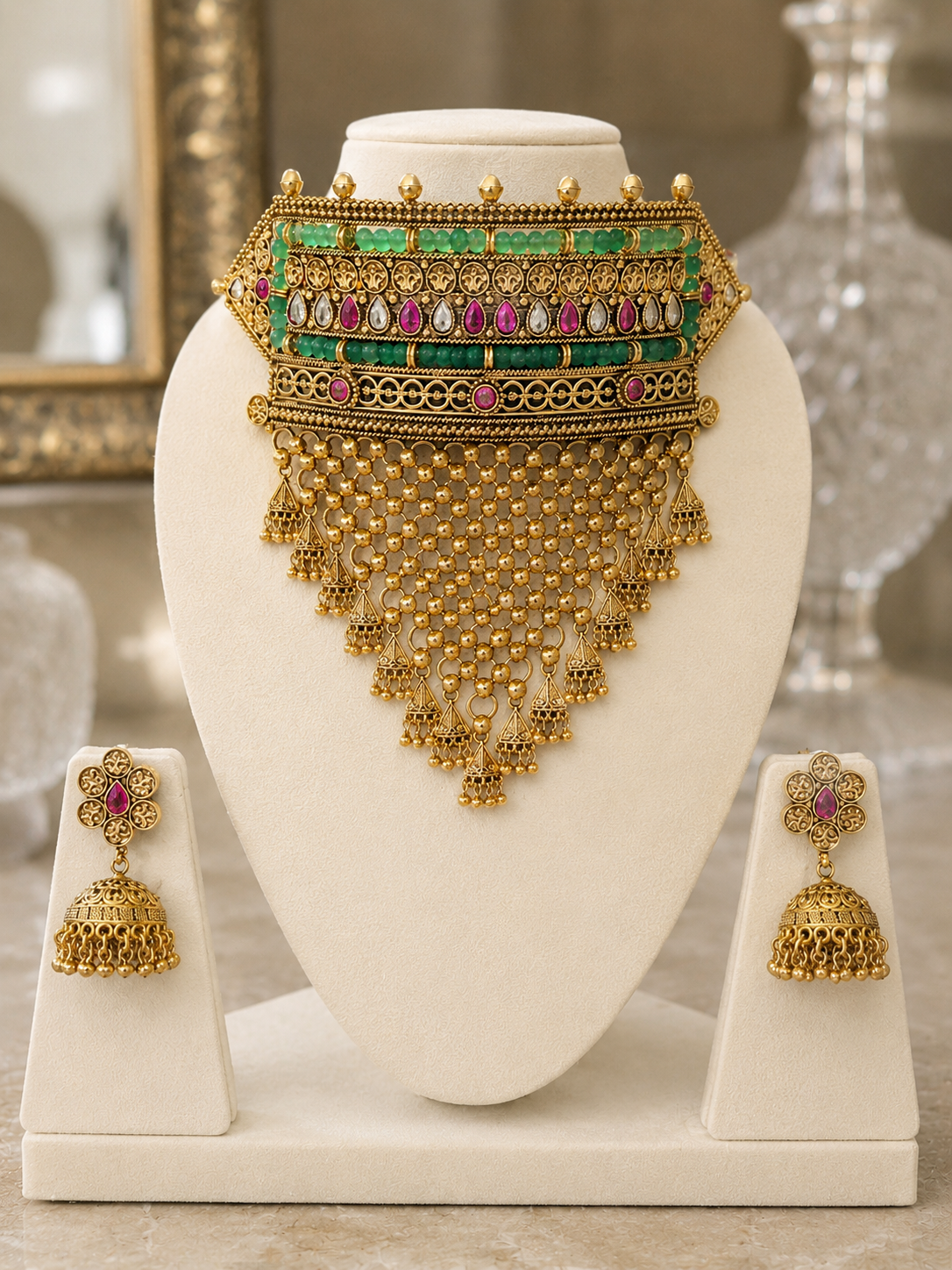 Royal Kundan Bridal Choker Set