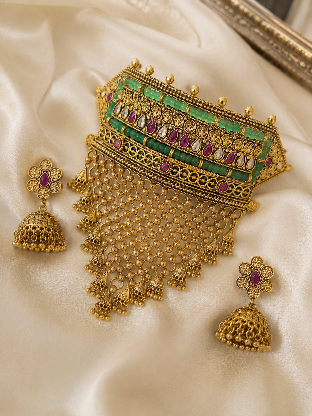 Royal Kundan Bridal Choker Set