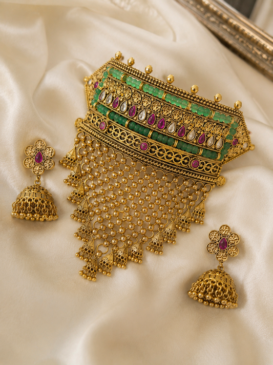 Royal Kundan Choker Set