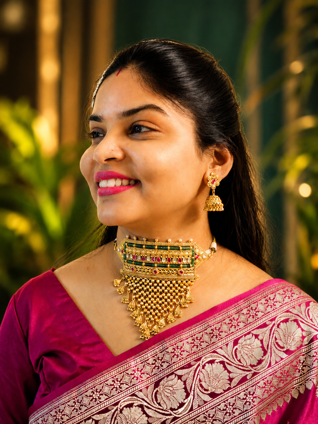 Royal Kundan Bridal Choker Set